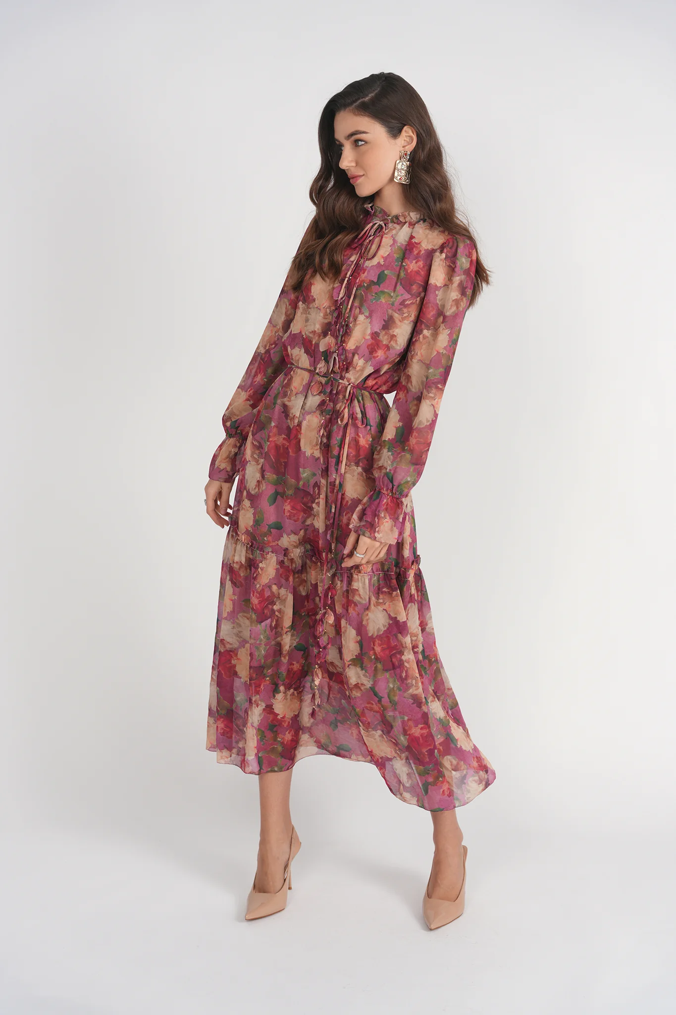 Evie Midi- Bold Floral - Image 3