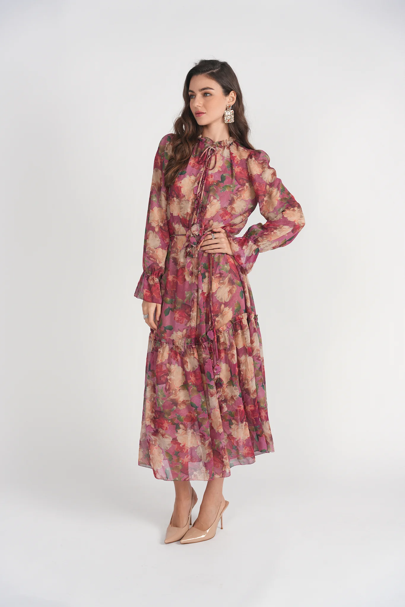 Evie Midi- Bold Floral - Image 4