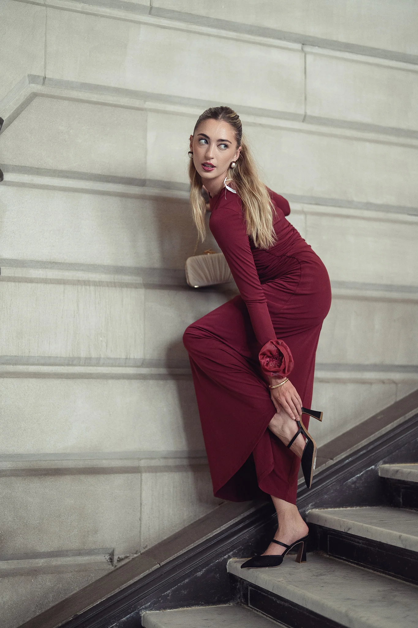 Fay Maxi- Cherry Lacquer - Image 4