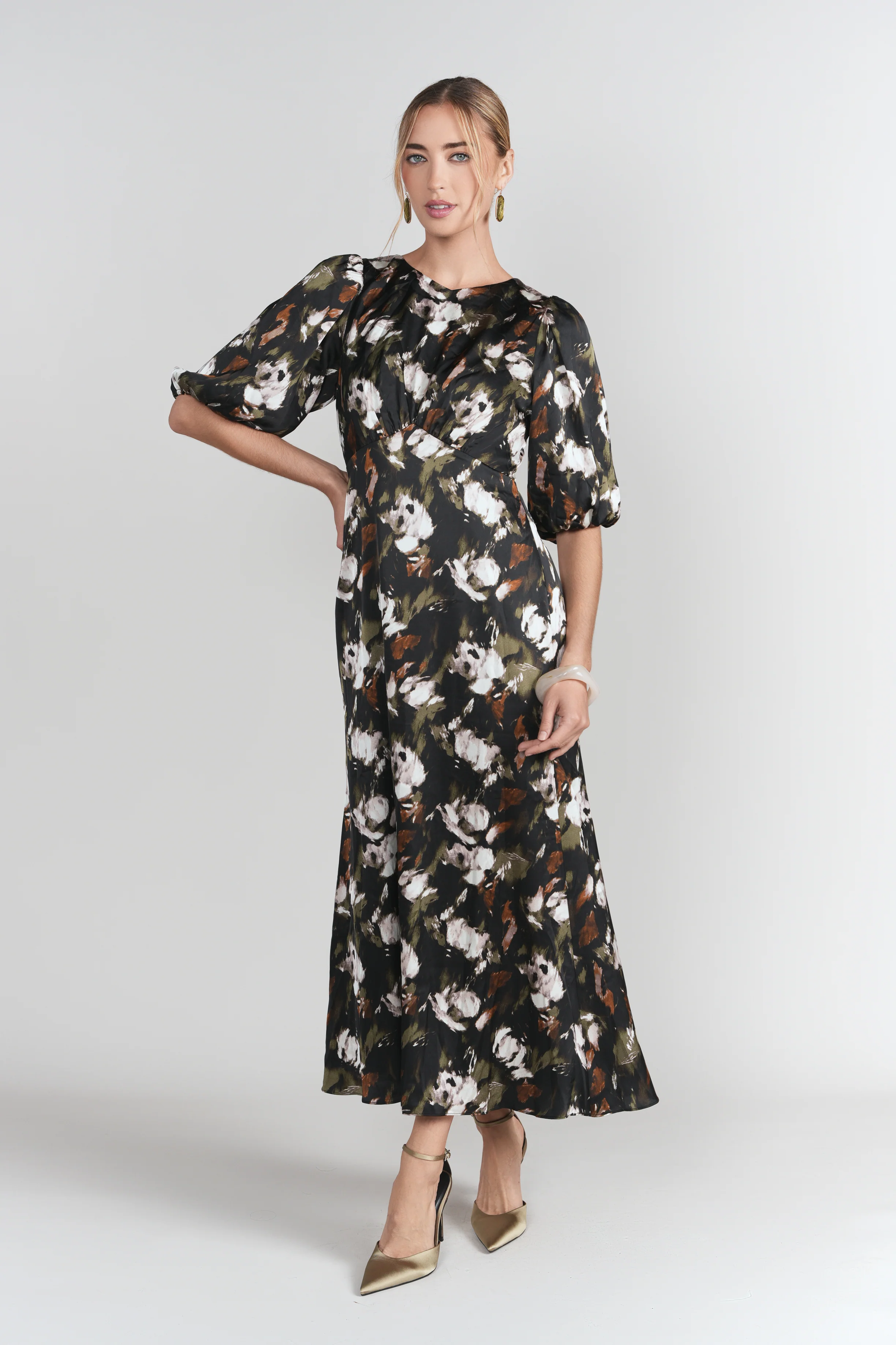 Marlo Dress- Autumn Florals - Image 3