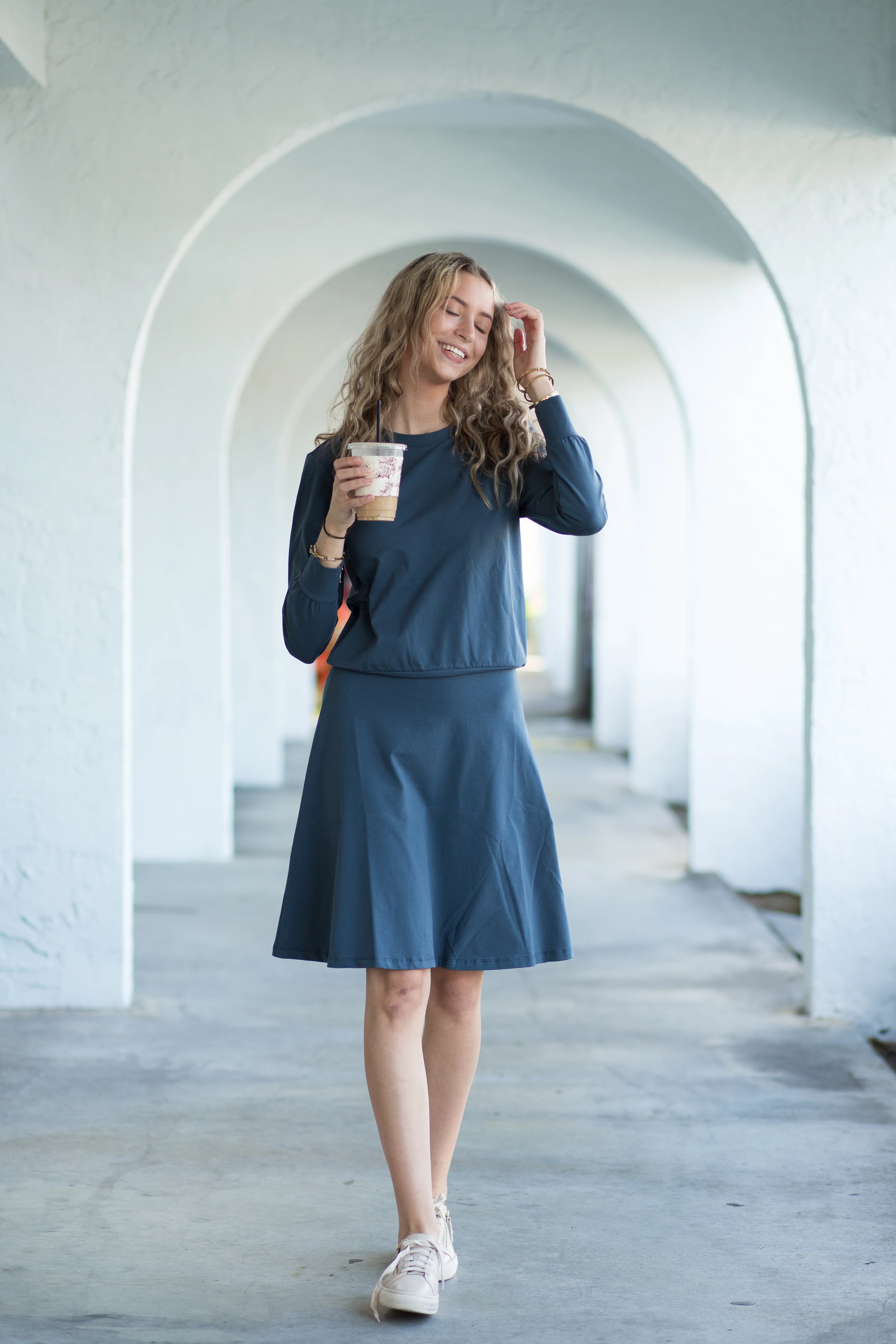 Sweatshirt Tee- Slate - Image 4