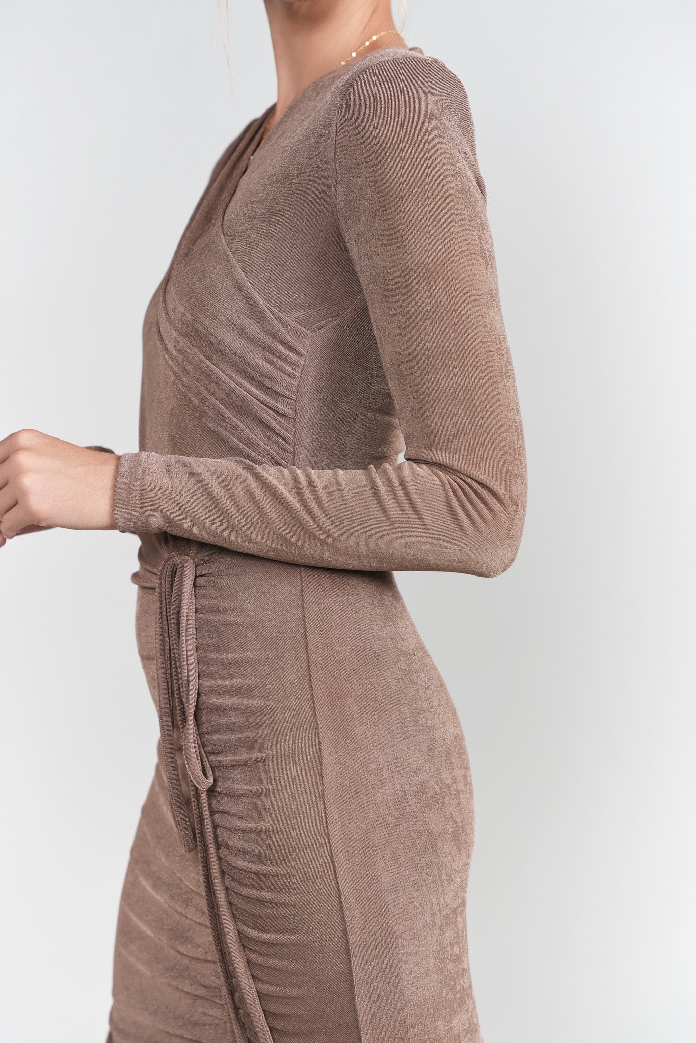 Valerie Midi Dress- Mink - Image 8