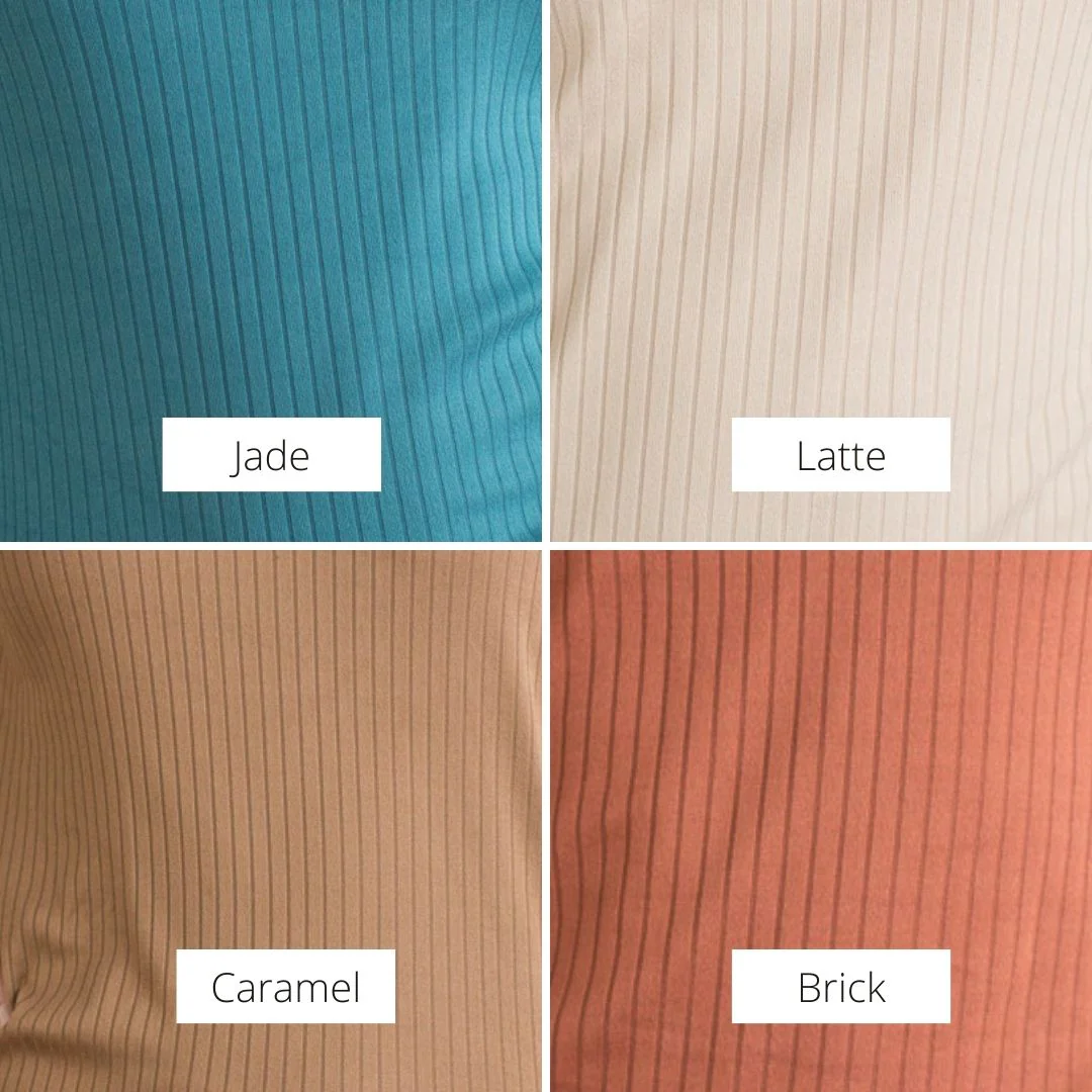 Wide Rib V-neck Tee - Image 9